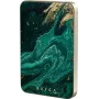 Burga magneettinen 5000 mAh varavirtalähde Emerald Pool Gold