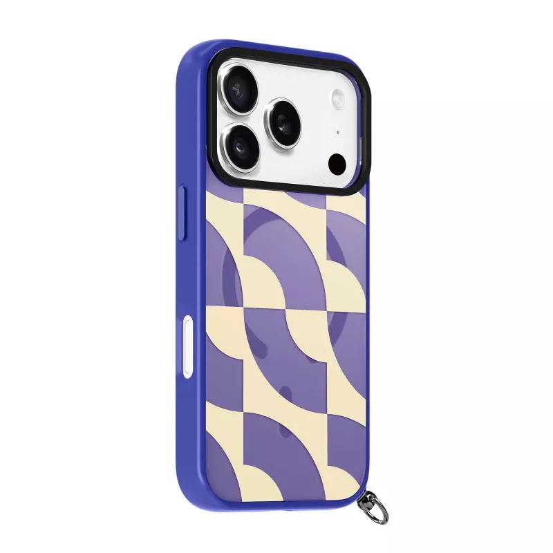 LAUT Keyko Pop -kotelo iPhone 17 Pro, Indigo Tide