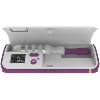 Tenscare iTouch Go langaton lantionpohjan harjoituslaite Bluetooth-sovellusohjauksella, ladattava EMS-stimulaattori, emätinanturi, USB-kaapeli, säilytyspussi, käyttöohje