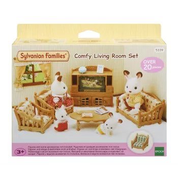 EPOCH Sylvanian Families maalaistalon olohuone - maalaistalon olohuoneen kaluste- ja leikkisetti