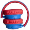 PowerLocus Bobo Kids langattomat kuulokkeet, LED, AUX, sininen/punainen