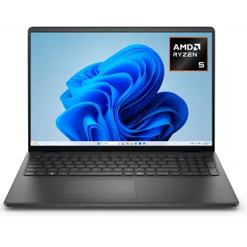 Dell 16 DC16255 450R1 kannettava tietokone, 16 tuuman näyttö, AMD Ryzen 5 220, 16GB DDR5, 512GB SSD, Windows 11