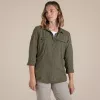 Craghoppers naisten NosiLife Adventure LS Shirt III - Wild Olive - L