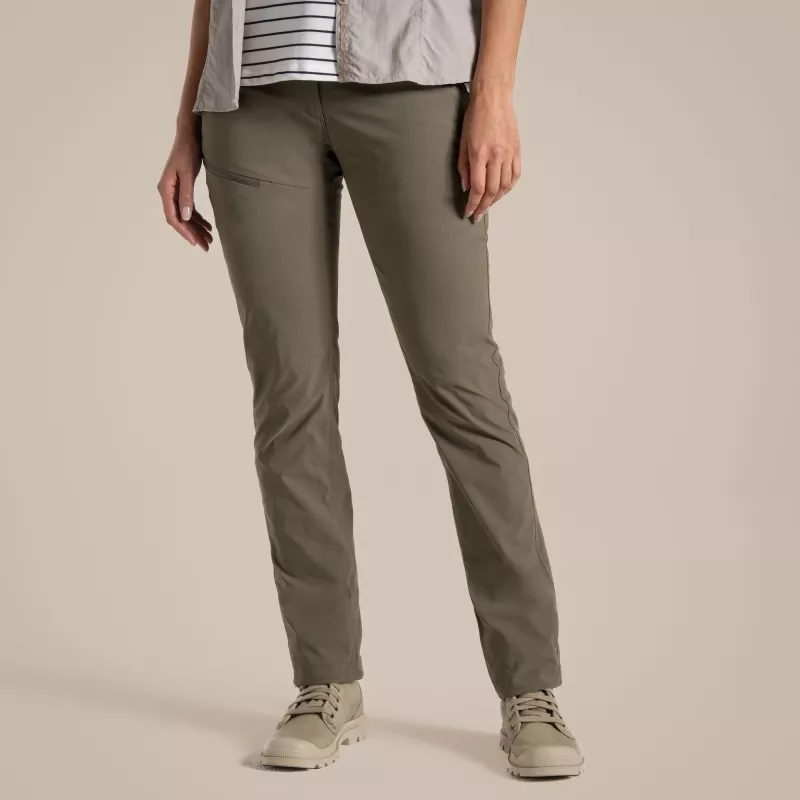 Craghoppers NosiLife Pro Trouser III naisten vaellushousut - Wild Olive, koko L
