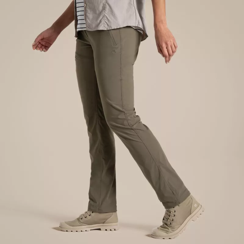 Craghoppers NosiLife Pro Trouser III naisten vaellushousut - Wild Olive, koko L