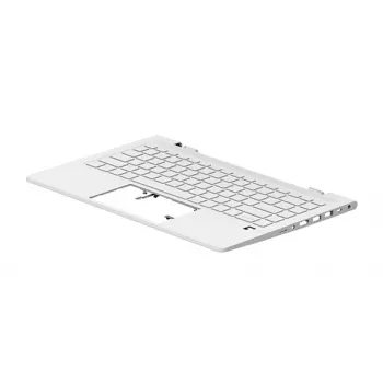 HP yläkansi näppäimistöllä UK hopea taustavalaistu M23769-031