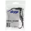 AKYGA AK-AD-13 USB 2.0 4-porttinen keskitin, musta