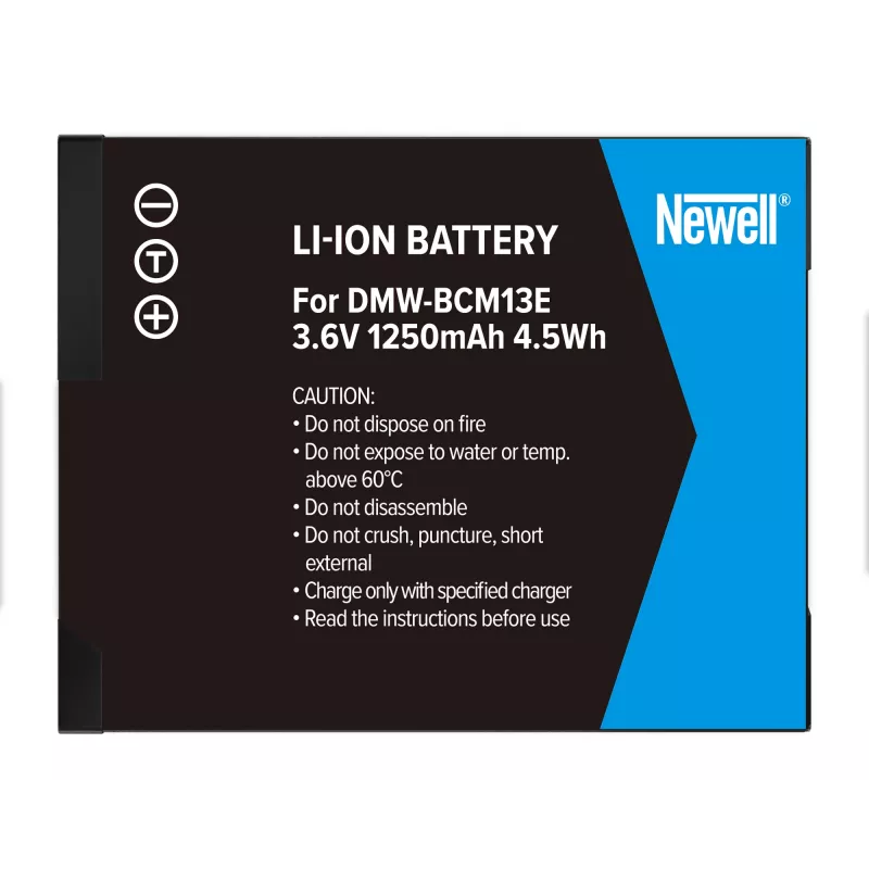 Newell vara-akku Panasonic DMW-BCM13E (Li-ion, 3,6V, 1250mAh, 4,5Wh)