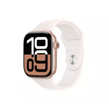 Apple Watch Series 10 GPS + Cellular 46mm alumiinikuori ruusukultaisella urheilurannekkeella