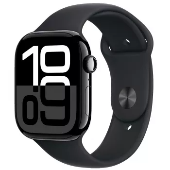 Apple Watch 10 LTE 46mm alumiinikuori keskiyön urheilurannekkeella - keskiyö