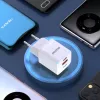 DUDAO A13Pro EU GaN 33W PPS USB-C/USB-seinälaturi - valkoinen