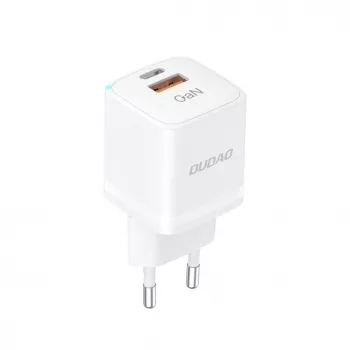 DUDAO A13Pro EU GaN 33W PPS USB-C/USB-seinälaturi - valkoinen