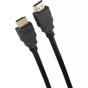 One For All Premium High Speed HDMI-kaapeli Ethernetillä 1,5 m - sertifioitu 4K 60Hz HDR, 18Gbps, kullattu, musta