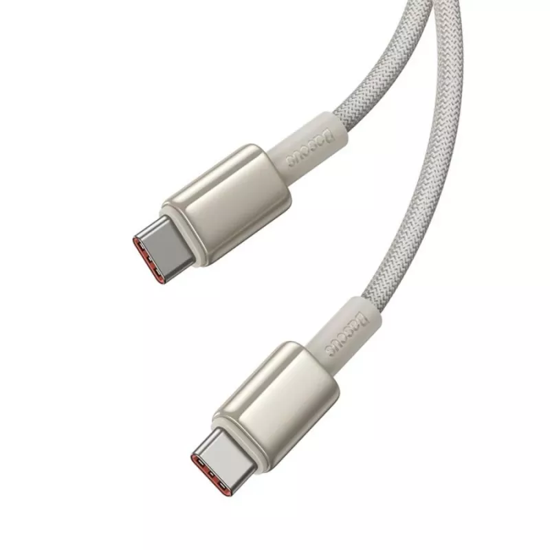 Baseus Tungsten Gold USB-C - USB-C kaapeli 100W 1m kulta