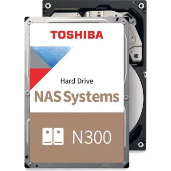 Toshiba N300 NAS -kiintolevy 14TB Bulk 3,5 tuuman SATA 7200 kierr./min 512MB CMR