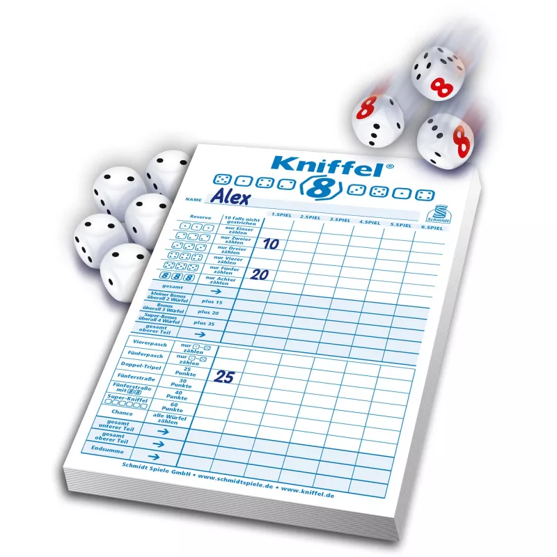 Schmidt Spiele Kniffel 8 noppapeli