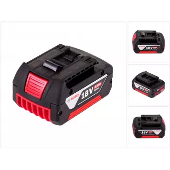Bosch Professional 18V 5,0 Ah Li-Ion akku, Slide-In (musta/punainen)
