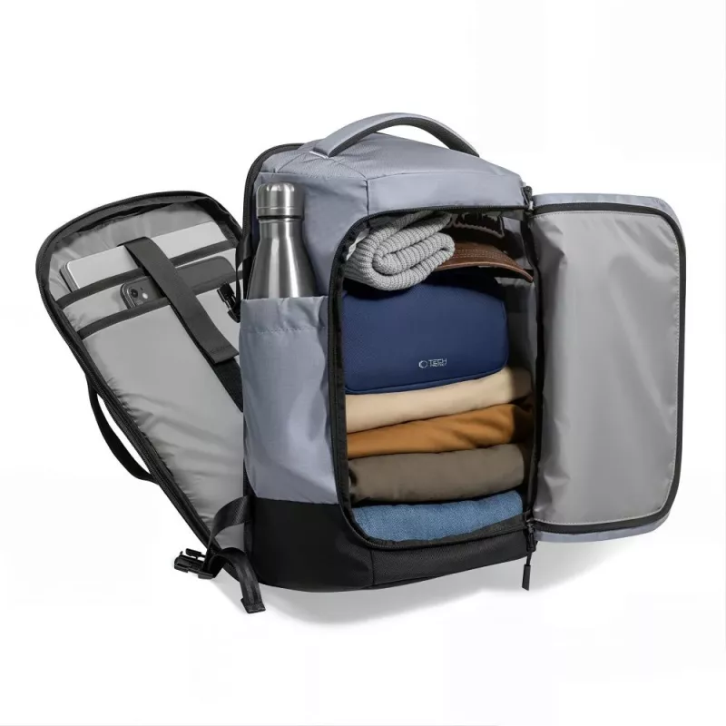 TECH-PROTECT DEFENDER S70 Ryanair & Wizzair matkakannettavareppu 24L 40x30x20 Urban Grey
