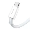 Baseus Superior Series USB-A - USB-C -kaapeli, 66W pikalataus, 2m, valkoinen