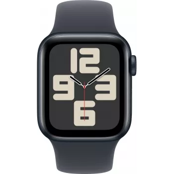 Apple Watch SE 2 GPS + Cellular 40mm, keskiyö, Sport Band M/L (MRGA3ET/A)