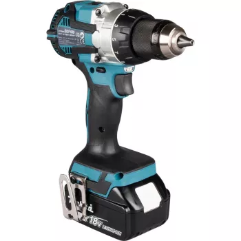 Makita DLX2592JX1 18V LXT harjaton 2 osan yhdistelmäsarja iskuporakoneella, iskuruuvinvääntimellä, 2x 5,0Ah akulla, pikalaturilla ja Makpac-laatikolla