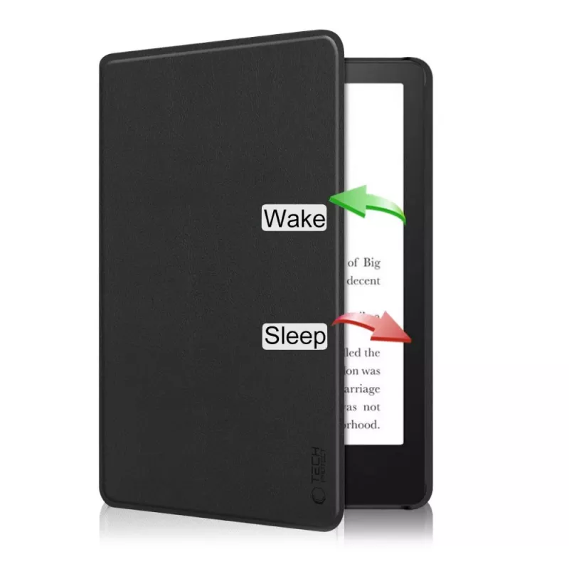 Tech-Protect SmartCase foliokotelo Kindle Paperwhite 11. sukupolvi / Signature Edition - musta