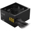 AeroCool Smart G1 80 PLUS Gold virtalähde, PCIe 5.1, ATX 3.1 - 650 Watt, musta