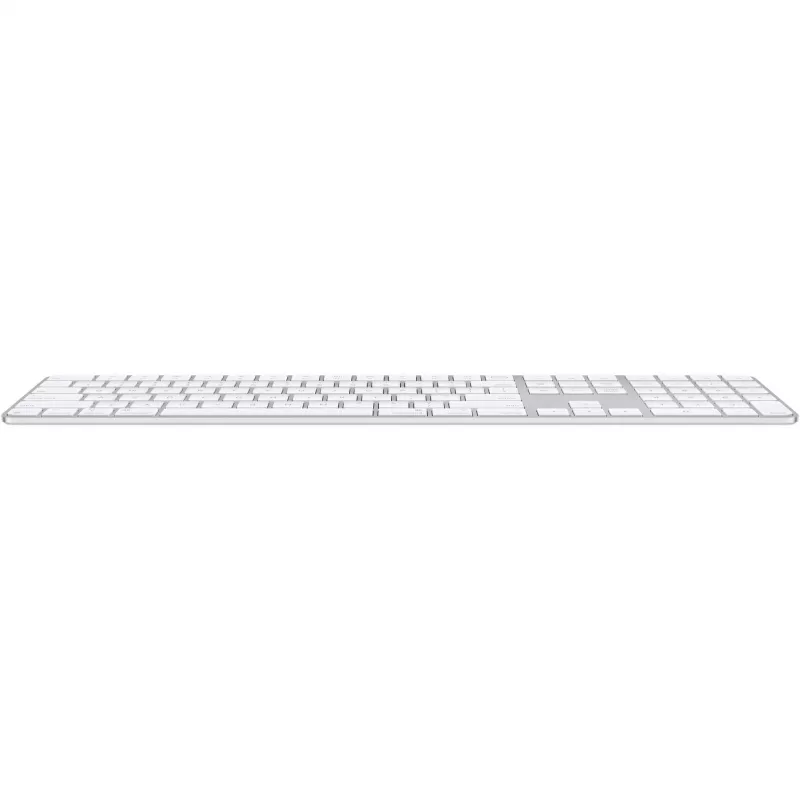 Apple Magic Keyboard Touch ID:llä ja numeronäppäimistöllä, venäläinen asettelu, valkoiset näppäimet (MXK73RS/A)