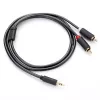 Ugreen 2x RCA - 3,5 mm audiokaapeli 1,5 m musta