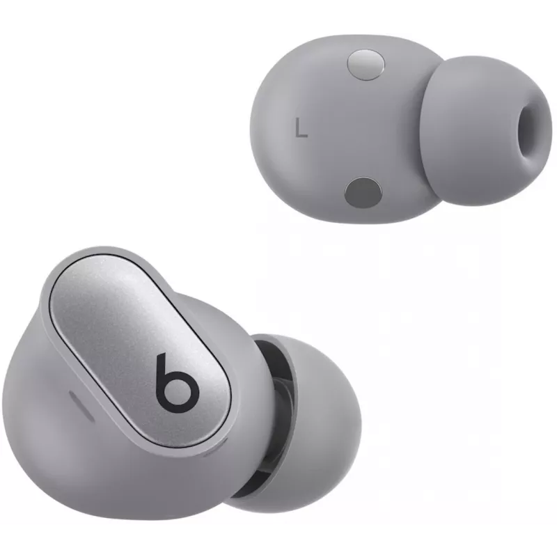 Beats Studio Buds + True Wireless -kuulokkeet melunvaimennuksella, Cosmic Silver (MT2P3ZM/A)