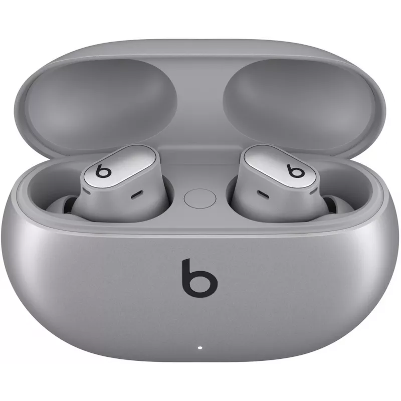 Beats Studio Buds + True Wireless -kuulokkeet melunvaimennuksella, Cosmic Silver (MT2P3ZM/A)