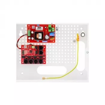 ATTE IP-5-11-E 5-porttinen Fast Ethernet PoE -kytkin 4 PoE-portilla, 78W budjetti, Extend Mode ja porttieristys