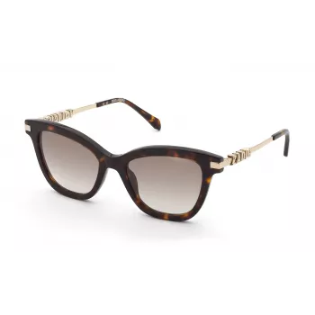 ZADIG & VOLTAIRE naisten aurinkolasit SZV451 Havana-asetaatti liukuvärillä ruskeat linssit, 52/19/140 mm