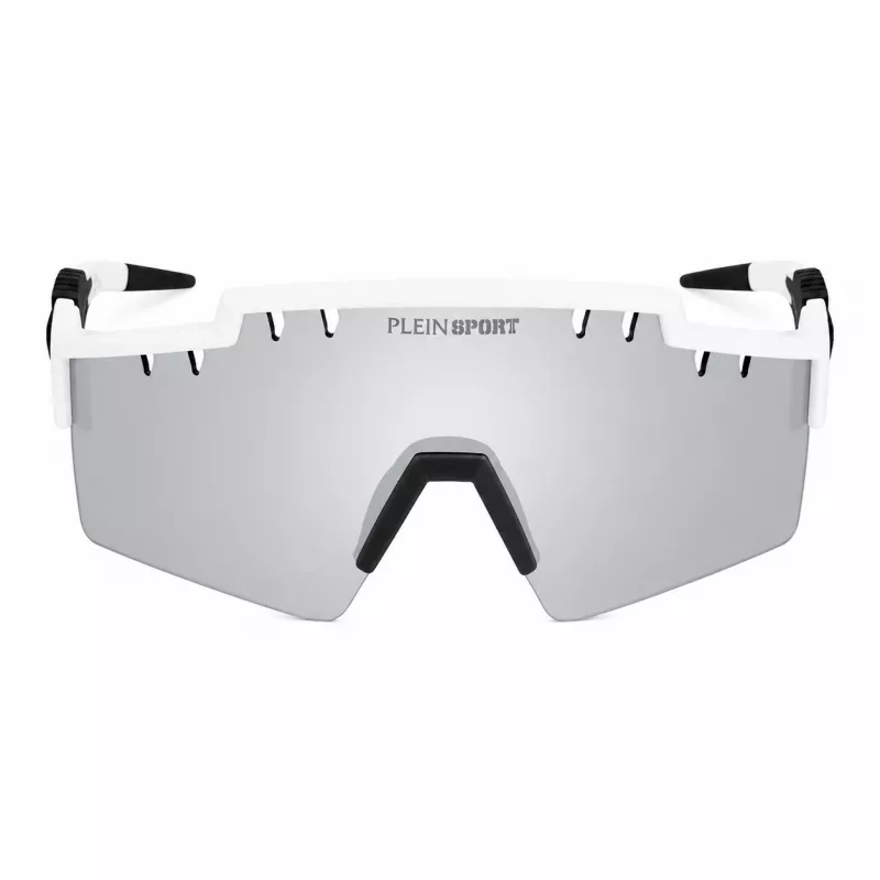 Philipp Plein Sport miesten aurinkolasit SSP001-9905WW - musta kehys, harmaat linssit, 99 mm