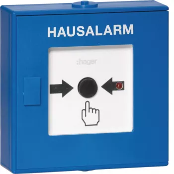 Hager RFM200D langaton painonappihälytin Beka-hälytysjärjestelmälle, valkoinen