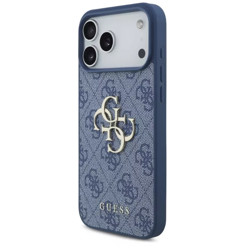Guess 4G Big Logo suojakotelo iPhone 17 Pro Max / 18 Pro Max - sininen