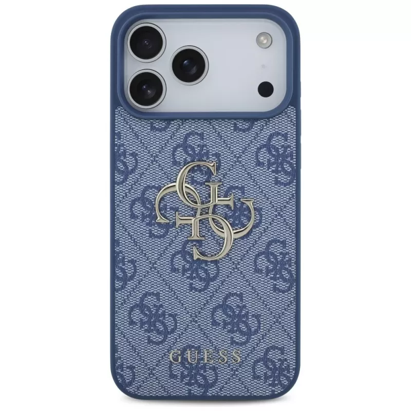 Guess 4G Big Logo suojakotelo iPhone 17 Pro Max / 18 Pro Max - sininen