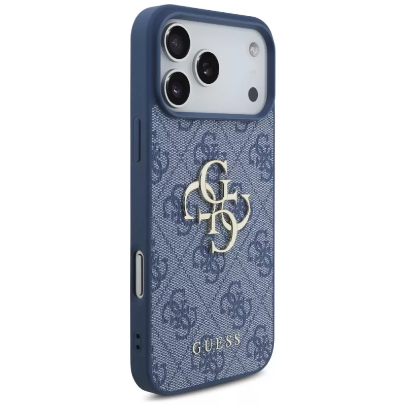 Guess 4G Big Logo suojakotelo iPhone 17 Pro Max / 18 Pro Max - sininen