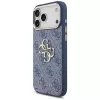 Guess 4G Big Classic Logo -kotelo iPhone 18 Pro Max / 17 Pro Max, sininen & kultainen
