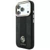 Guess 4G Stripe Round and Classic Logos MagSafe-kotelo Apple iPhone 18 Pro / 17 Pro - musta