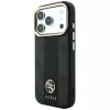 Guess 4G Stripe Round and Classic Logos MagSafe-kotelo iPhone 18 Pro Max / 17 Pro Max - musta
