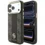 Guess 4G Stripe Round and Classic Logos MagSafe-kotelo iPhone 18 Pro / 17 Pro - ruskea