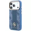 Guess 4G Stripe Round Classic Logos MagSafe -kotelo iPhone 18 Pro Max / 17 Pro Max - sininen