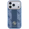 Guess 4G Stripe Round Classic Logos MagSafe -kotelo iPhone 18 Pro Max / 17 Pro Max - sininen
