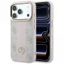 Guess 4G Stripe Round & Classic Logos MagSafe -kotelo iPhone 18 Pro / 17 Pro - pinkki