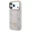 GUESS 4G Stripe Round and Classic Logos MagSafe-kotelo iPhone 18 Pro Max / 17 Pro Max - pinkki