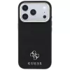 Guess Saffiano Small 4G & Classic Logo MagSafe -kotelo Apple iPhone 17 Pro Max / 18 Pro Max - musta