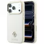 GUESS Saffiano Small 4G & Classic Logo MagSafe -kotelo iPhone 17 Pro Max / 18 Pro Max - beige