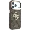 GUESS 4G & Big Strass Logo -takakansi Apple iPhone 17 Pro Max / 18 Pro Max - ruskea