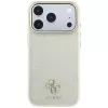 Guess Stripe Peony 4G Logo MagSafe -kotelo Apple iPhone 18 Pro / 17 Pro – beige